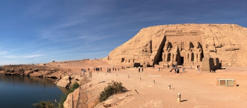 Temple of Abu Simbel by Flight